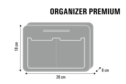 Organizer filcowy do torebki ELEONORA