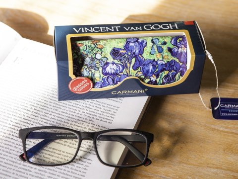 Etui futerał na okulary - V. van Gogh, Irysy (CARMANI)