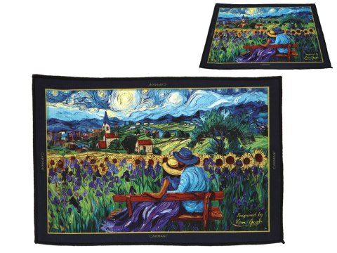 Dywanik do sypialni - Inspirowany V. van Gogh (CARMANI)