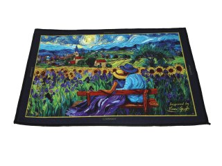 Dywanik do sypialni - Inspirowany V. van Gogh (CARMANI)