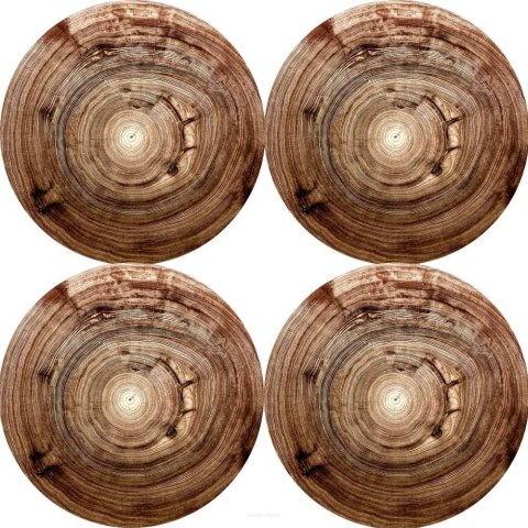 Zestaw podkładek na stół okrągłych 4DG (wersja pogrubiona) - KEMPAS