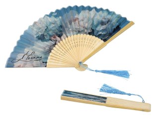 Wachlarz wzór kwiatowy - L. Lozano, Lady's Floral Symphony (CARMANI)