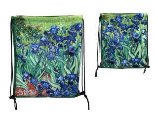 Torba, worek na plecy - V. van Gogh, Irysy (CARMANI) worek na obuwie