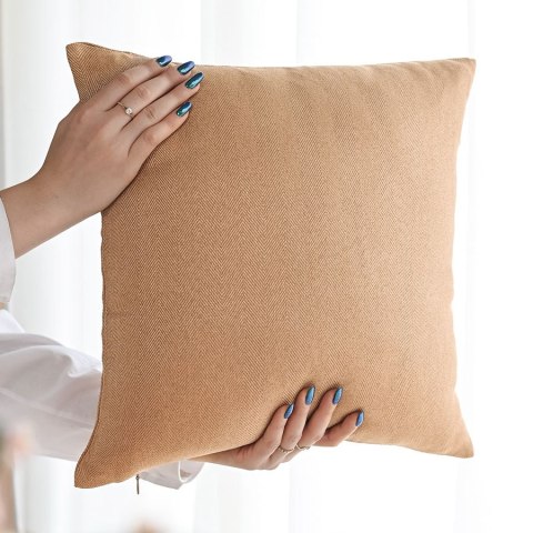 JODEŁKA Poszewka dekoracyjna, 40x40cm, kolor ciemny beżowy