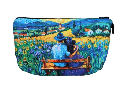 Portfelik, kosmetyczka do torebki - Inspirowane malarstwem V. van Gogh (CARMANI)