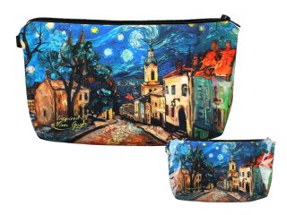 Portfelik duży kosmetyczka - Inspirowane malarstwem V. van Gogh (CARMANI)