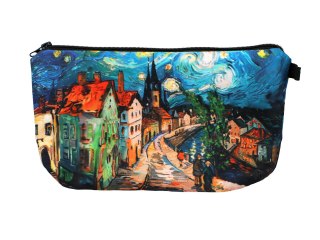 Portfelik duży kosmetyczka - Inspirowane malarstwem V. van Gogh (CARMANI)