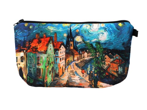 Portfelik duży kosmetyczka - Inspirowane malarstwem V. van Gogh (CARMANI)