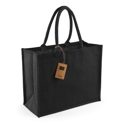 Torba jutowa Klasyczna Black Black 42x33x19