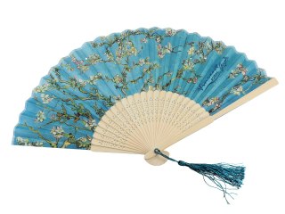 Wachlarz - V. Van Gogh, Kwitnący Migdałowiec Almond (CARMANI)