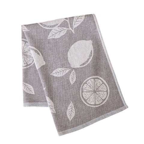 CYTRYNKA Ścierka kuchenna bawełniana, rozmiar 50x70cm, kolor szary