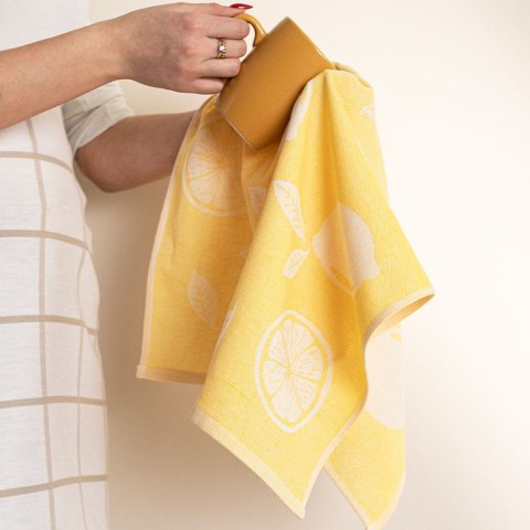 CYTRYNKA Ścierka kuchenna, rozmiar 50x70cm, kolor żółty Markizeta