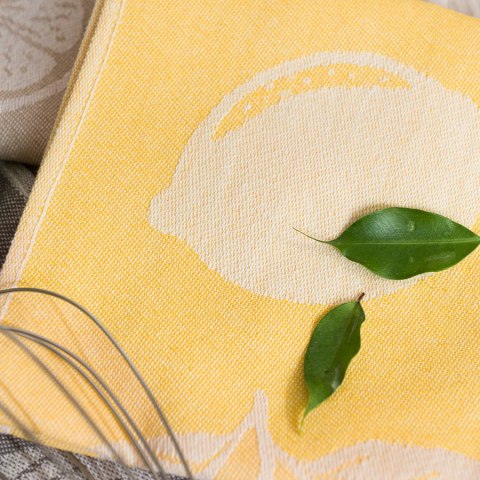 CYTRYNKA Ścierka kuchenna, rozmiar 50x70cm, kolor żółty Markizeta