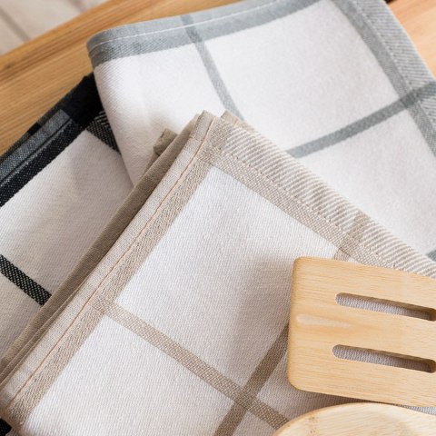 KRATKA Ścierka kuchenna bawełniana, rozmiar 50x70cm, czarny Markizeta