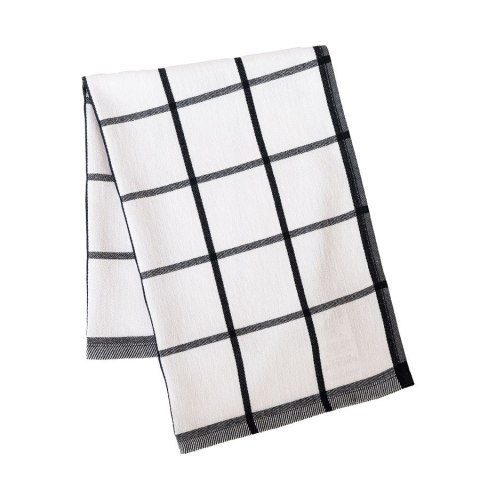 KRATKA Ścierka kuchenna bawełniana, rozmiar 50x70cm, czarny Markizeta