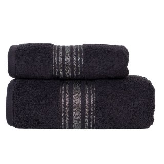 OSKAR Ręcznik kąpielowy Markizeta, 70x140cm, kolor czarny