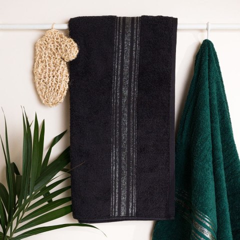 OSKAR Ręcznik kąpielowy Markizeta, 70x140cm, kolor czarny