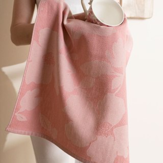 SOFIKO Bawełniana ścierka kuchenna, rozmiar 50x70cm, kolor beżowo-różowy Markizeta