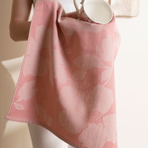 Ścierka bawełniana Sofiko Markizeta beżowo-różowa