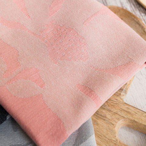 SOFIKO Bawełniana ścierka kuchenna, rozmiar 50x70cm, kolor beżowo-różowy Markizeta