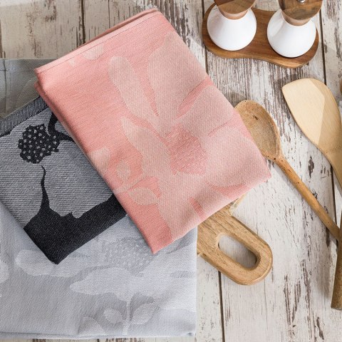 SOFIKO Ścierka kuchenna bawełniana, rozmiar 50x70cm, kolor czarny Markizeta