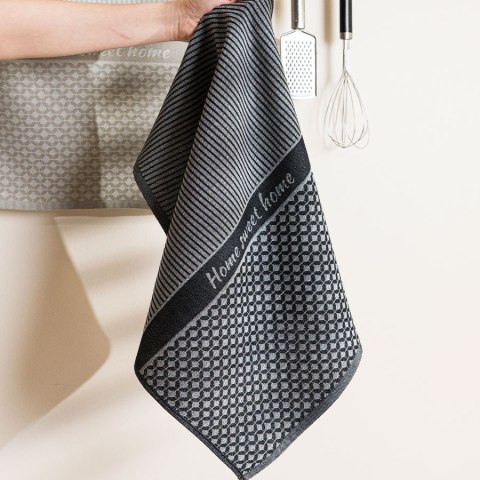 Ścierka kuchenna bawełniana czarna