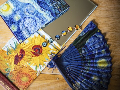 Wachlarz - V. Van Gogh, Gwiaździsta Noc (CARMANI)