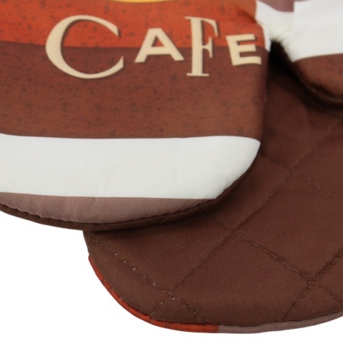 Rękawice Kuchenne z Magnesem Coffee filiżanka kawy 2szt (lewa, prawa)