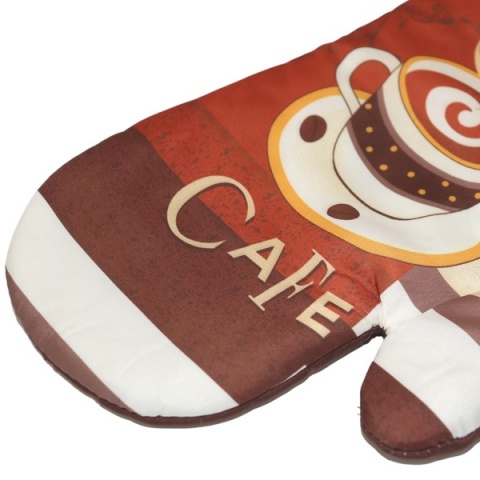 Rękawice Kuchenne z Magnesem Coffee filiżanka kawy 2szt (lewa, prawa)
