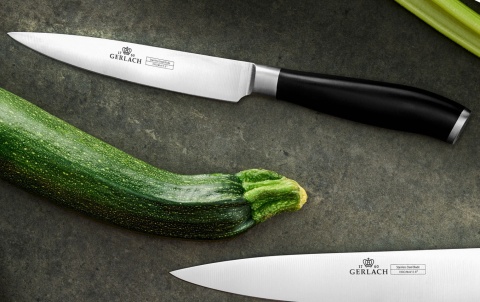 Gerlach Nóż kuchenny 5" Deco Black w blistrze czarna rączka