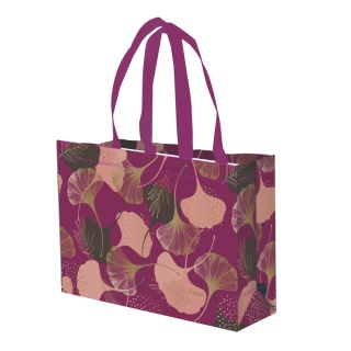 Mała torba na zakupy Kreacje Miłorząb bordowy 8 Litrów Ultra