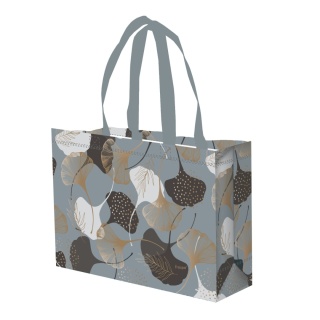 Mała torba na zakupy Kreacje Miłorząb szary 8 Litrów Ultra