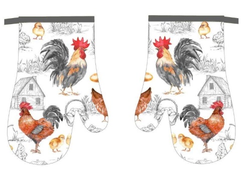 Rękawice Kuchenne z Magnesem OLAF kogut