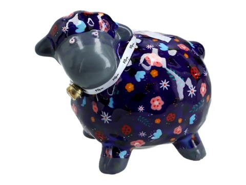 Skarbonka owieczka fioletowa