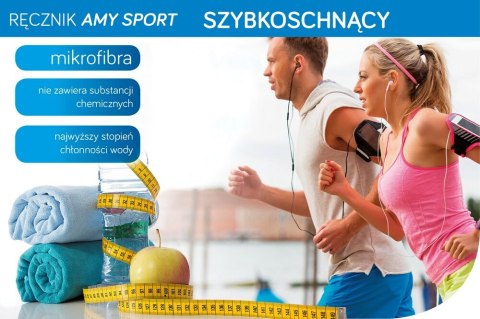 Ręcznik szybkoschnący AMY 50x90 fioletowy