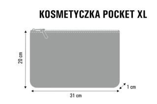 Kosmetyczka Pocket XXL Czarne Koty