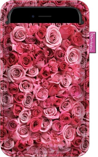 Etui na smartfon antracyt VALENTINE ROSES