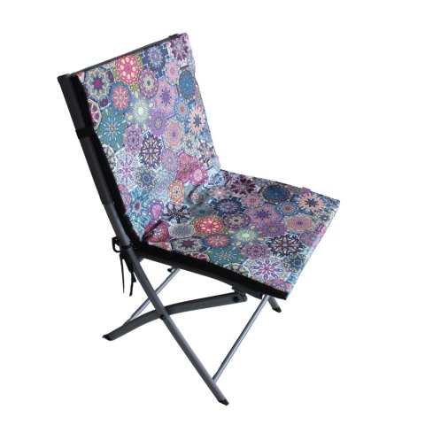 Poduszka ogrodowa wodoodporna na krzesło z oparciem TIP 80x40 cm Valencia