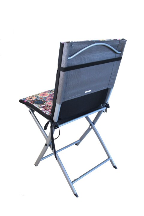 Poduszka ogrodowa wodoodporna na krzesło z oparciem TIP 80x40 cm Valencia