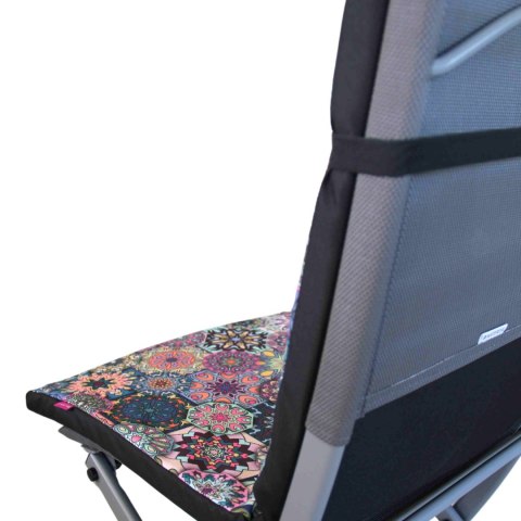 Poduszka ogrodowa wodoodporna na krzesło z oparciem TIP 80x40 cm Valencia