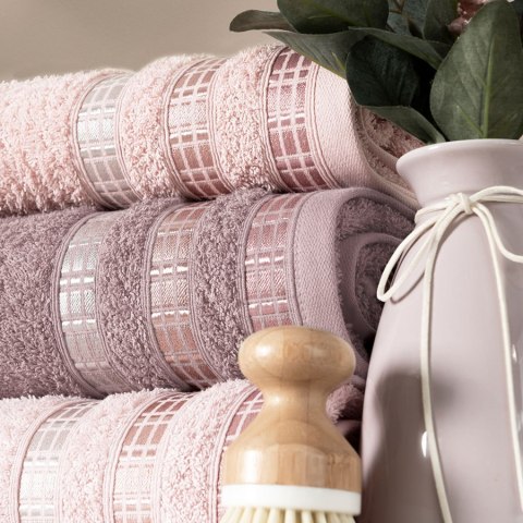 Markizeta Ręcznik bawełniany frotte 50x90cm kolor liliowy LUXURY