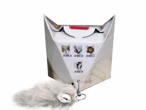 Kubek z kotkiem - Sweety Kitty, pudełko z ogonkiem (CARMANI)